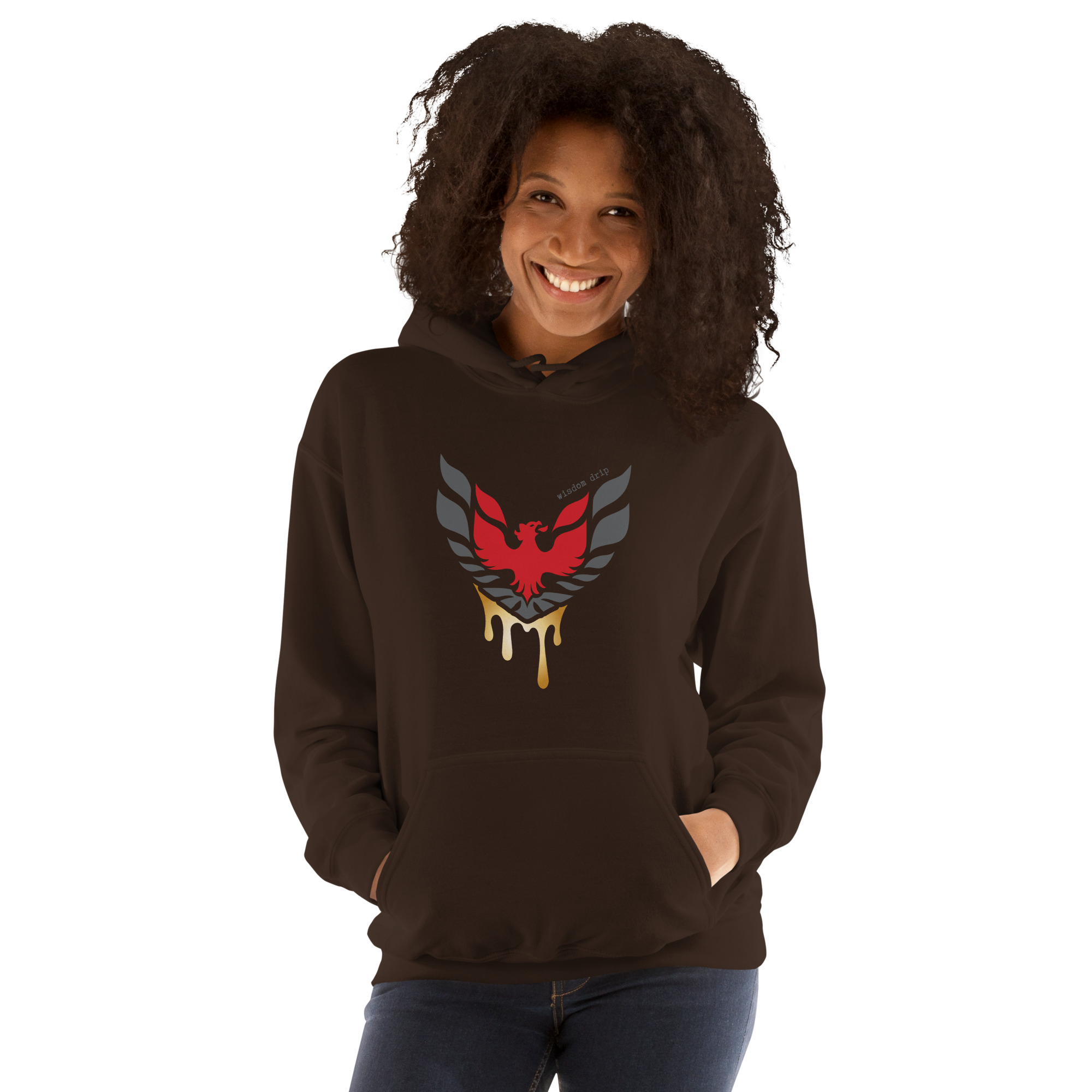 Wisdom Drip Unisex Zip Hoodie - Image 2